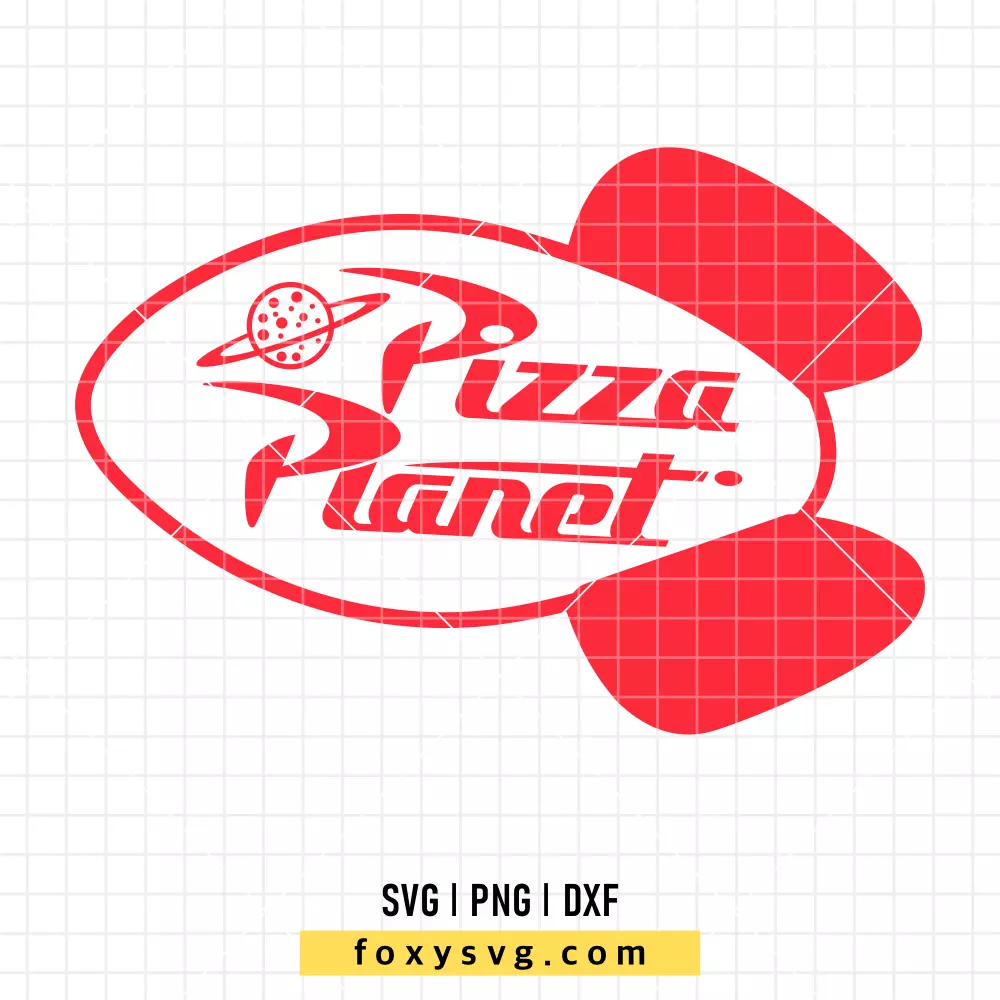 Pizza Planet Ship SVG, PNG | Disney SVG Cut File for Cricut & Silhouette
