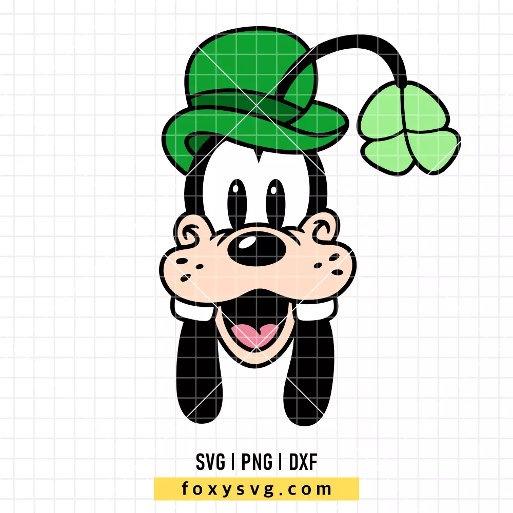 St. Patrick's Day Goofy SVG, PNG | Disney SVG Cut File for Cricut & Silhouette