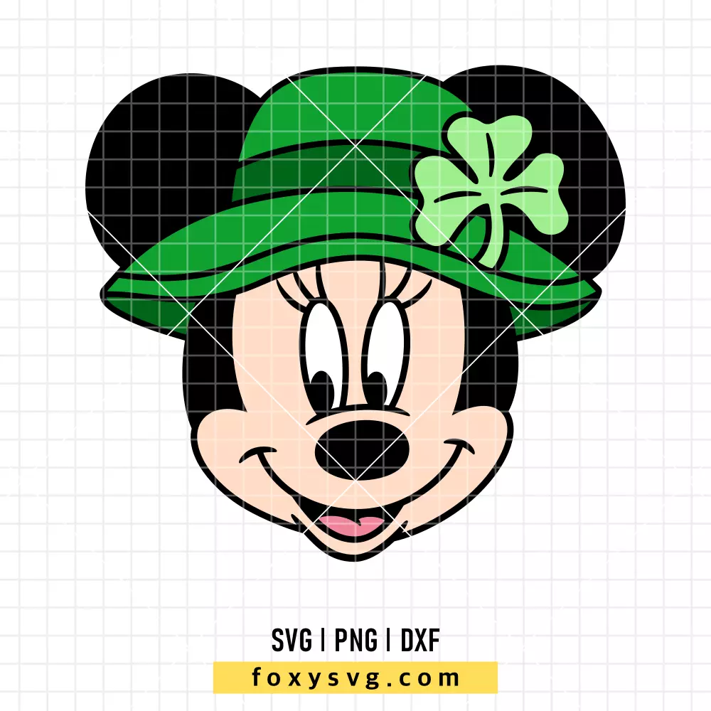 St. Patrick's Day Minnie Mouse SVG, PNG | Disney SVG Cut File for Cricut & Silhouette