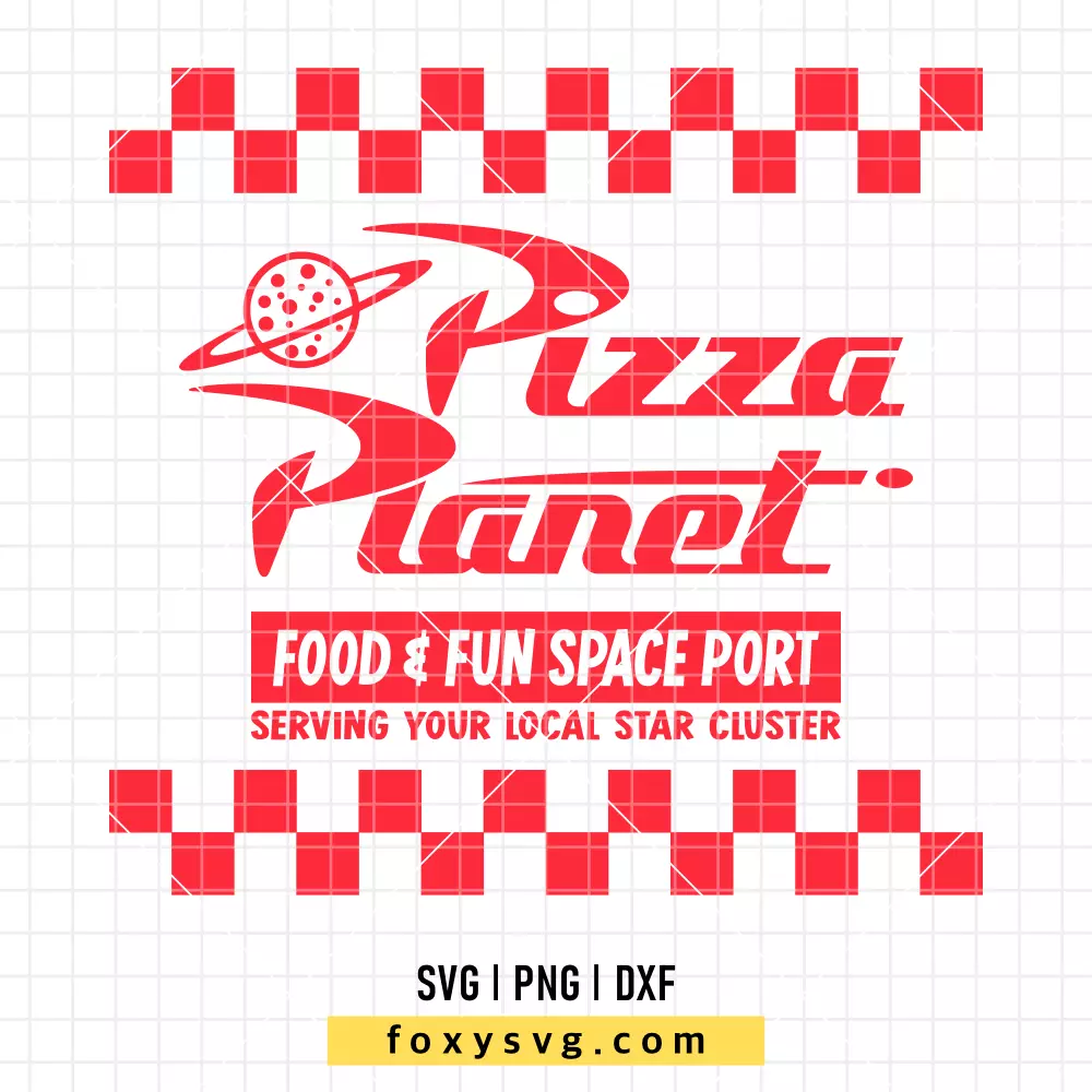 Toy Story Pizza Planet SVG, PNG | Disney SVG Cut File for Cricut & Silhouette