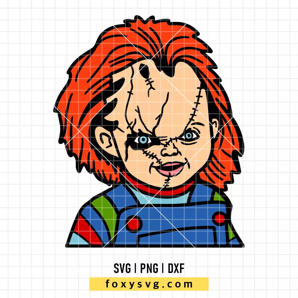 Chucky The Doll SVG, PNG | Horror Movie SVG Cut File for Cricut & Silhouette