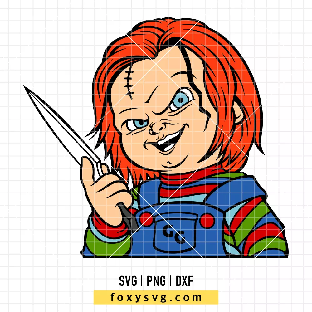 Chucky Wanna Play SVG, PNG | Horror Movie SVG Cut File for Cricut & Silhouette