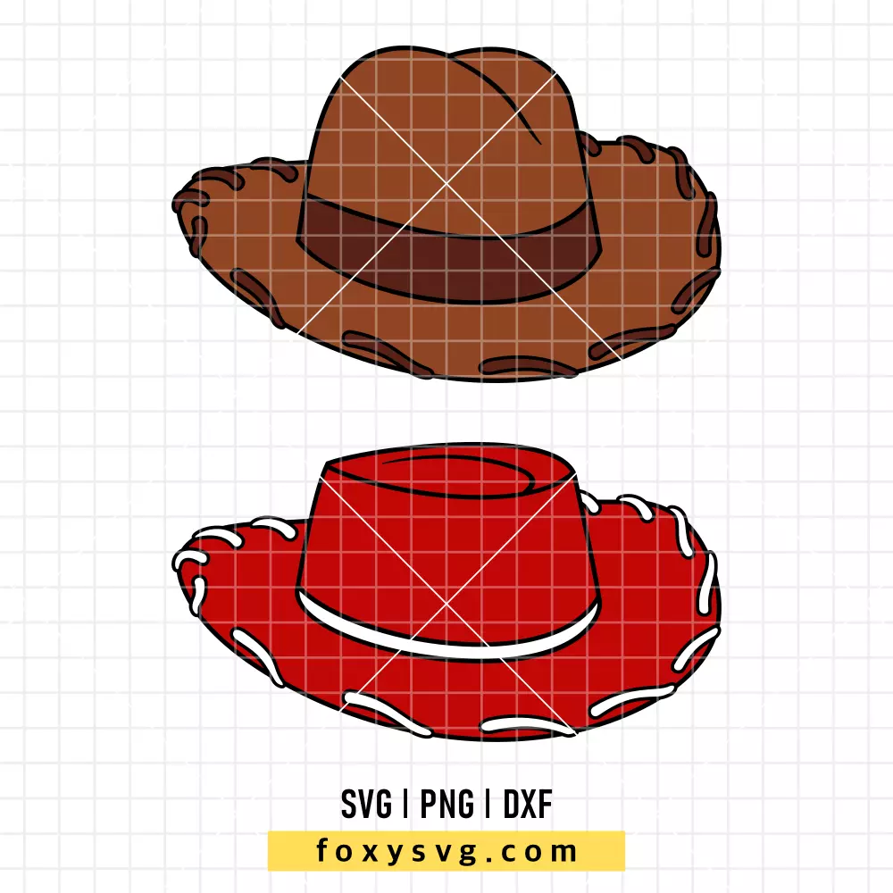 Cowboy Cowgirl Hat Toy Story SVG, PNG | Disney SVG Cut File for Cricut & Silhouette