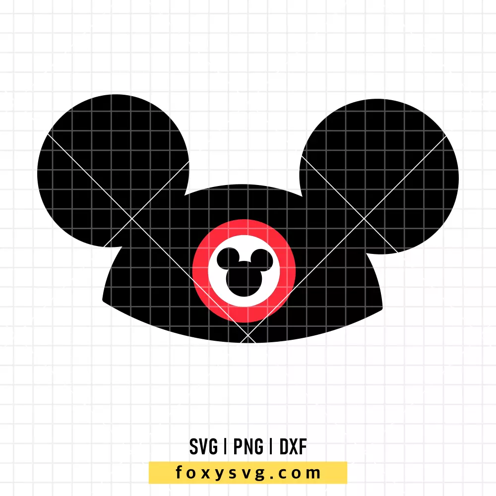 Disneyland Mickey Ears Hat SVG, PNG | Disney SVG Cut File for Cricut & Silhouette