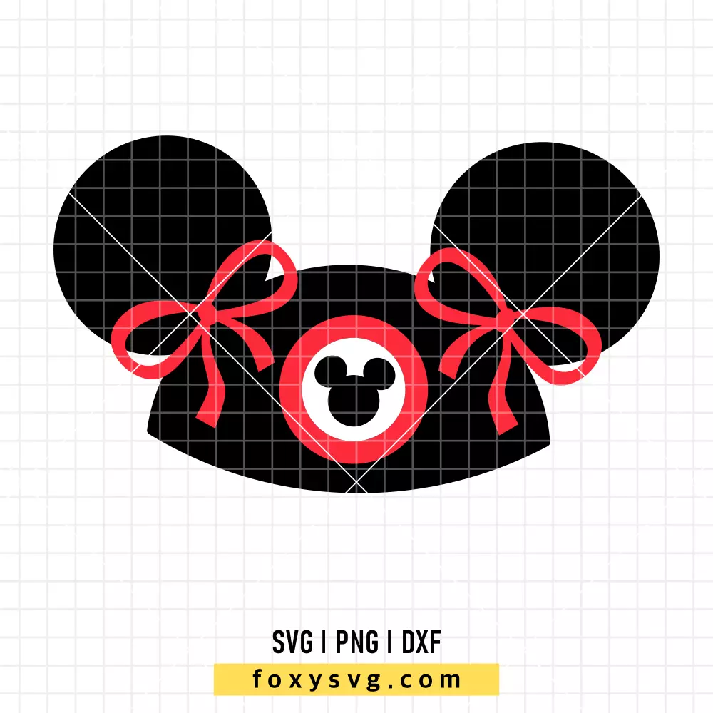 Disneyland Minnie Ears Hat SVG, PNG | Disney SVG Cut File for Cricut & Silhouette