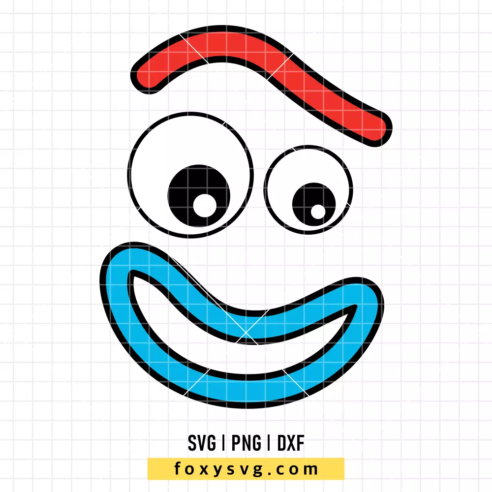 Forky Face Toy Story SVG, PNG | Disney SVG Cut File for Cricut & Silhouette