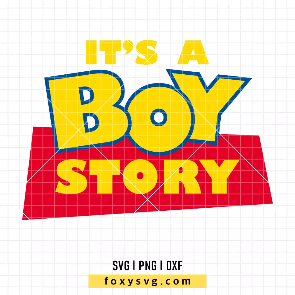 It's a Boy Story SVG, PNG | Disney SVG Cut File for Cricut & Silhouette