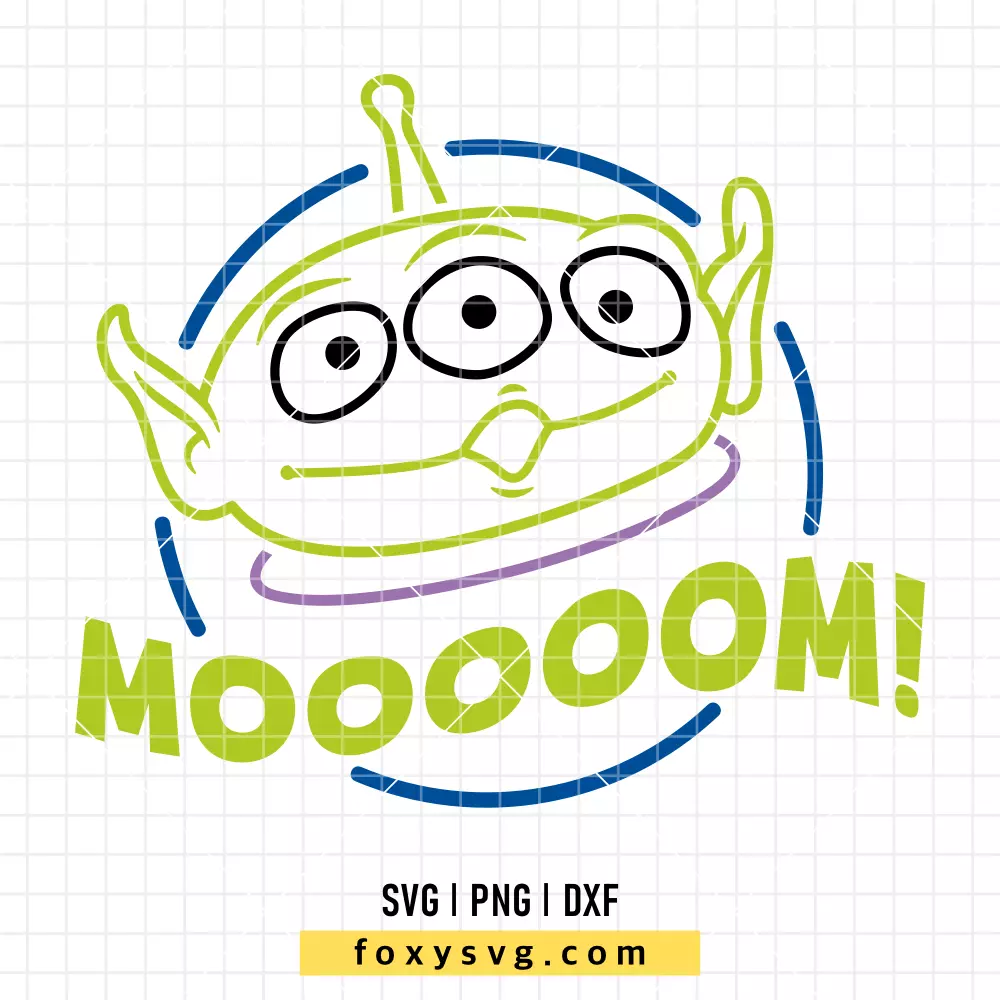 Toy Story Alien Mom SVG, PNG | Disney SVG Cut File for Cricut & Silhouette