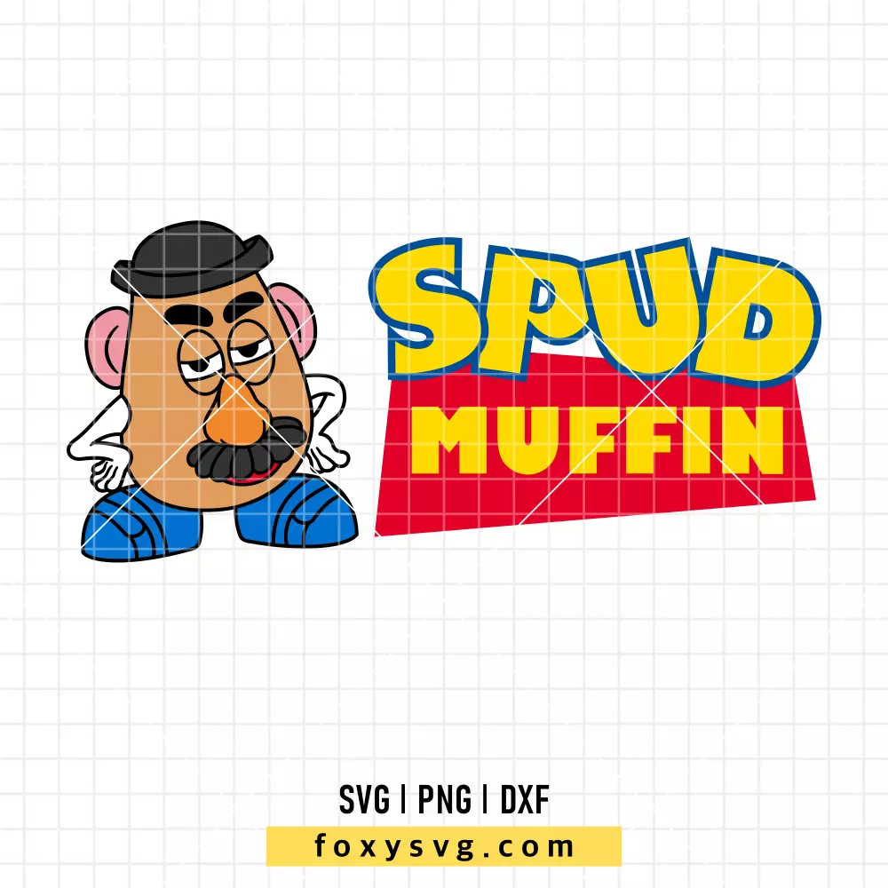 Spud Muffin Mr. Potato Head SVG, PNG | Disney SVG Cut File for Cricut & Silhouette