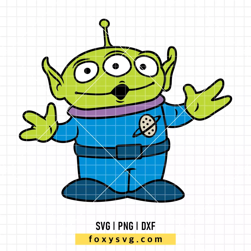 Toy Story Alien SVG, PNG | Disney SVG Cut File for Cricut & Silhouette