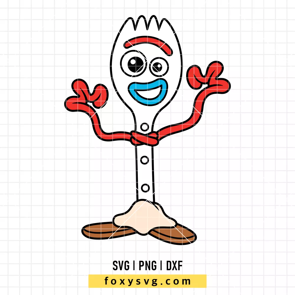 Toy Story Forky SVG, PNG | Disney SVG Cut File for Cricut & Silhouette