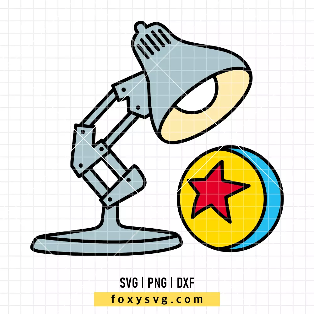 Toy Story Lamp and Ball SVG, PNG | Disney SVG Cut File for Cricut & Silhouette