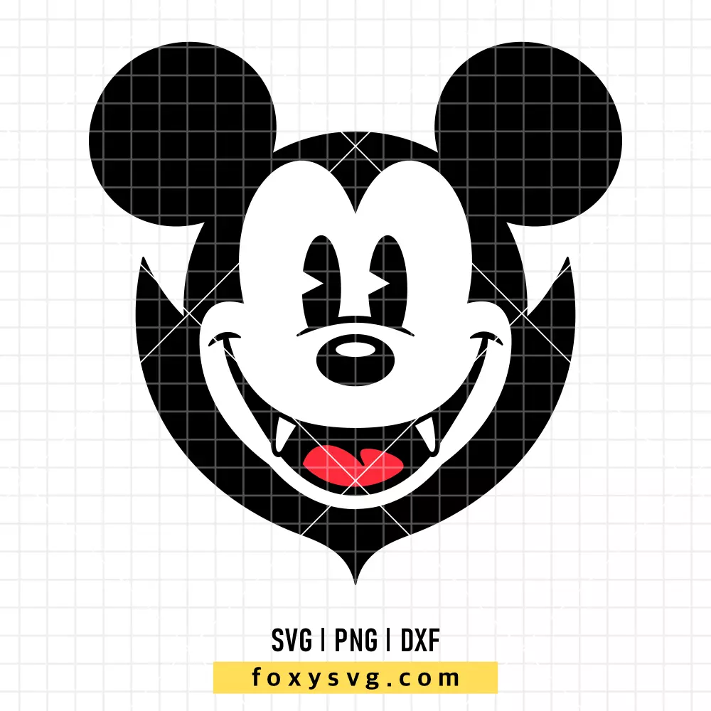 Halloween Vampire Mickey SVG, PNG | Disney SVG Cut File for Cricut & Silhouette