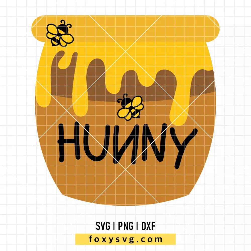 Pooh Hunny Pot SVG, PNG | Disney SVG Cut File for Cricut & Silhouette