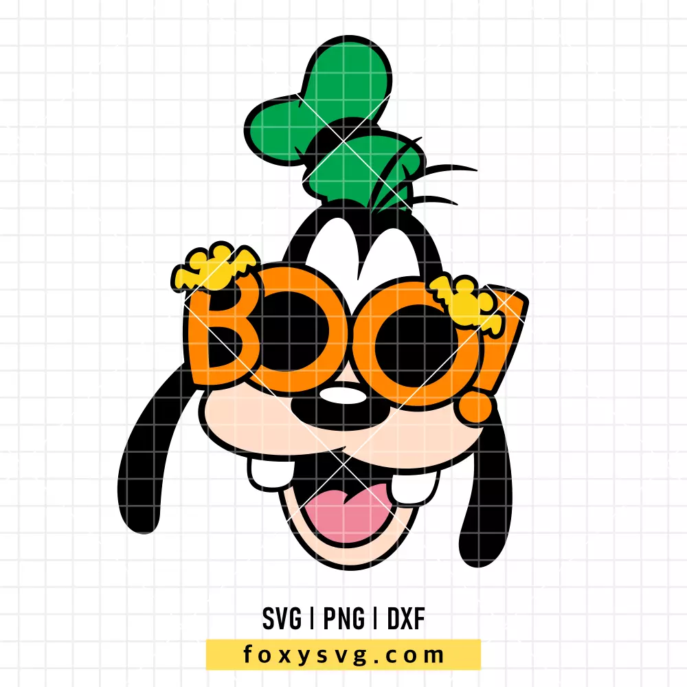 Boo Halloween Goofy SVG, PNG | Disney SVG Cut File for Cricut & Silhouette