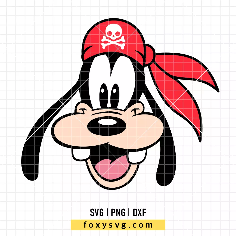 Goofy Pirate Cruise SVG, PNG | Disney SVG Cut File for Cricut & Silhouette