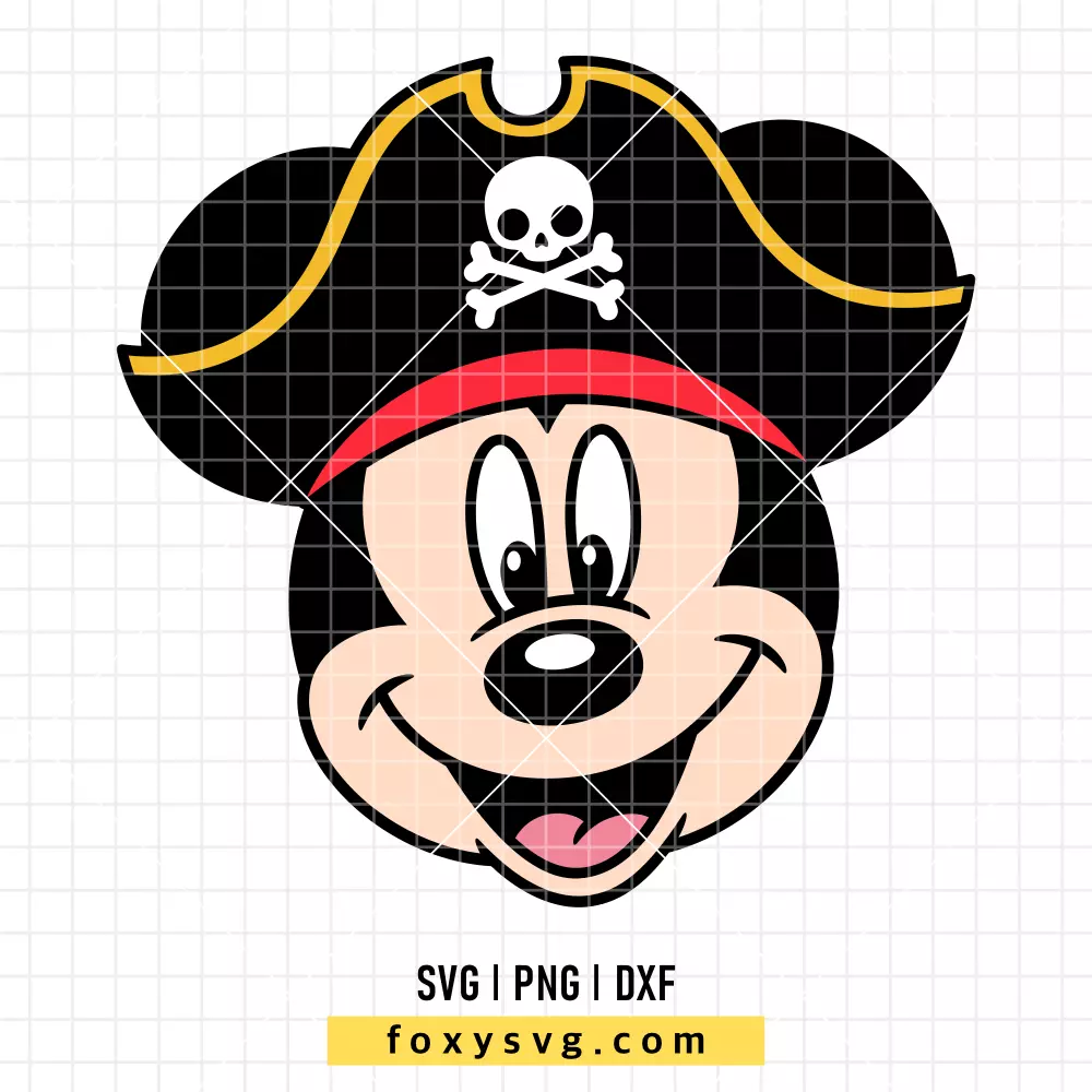 Mickey Pirate Cruise SVG, PNG | Disney SVG Cut File for Cricut & Silhouette