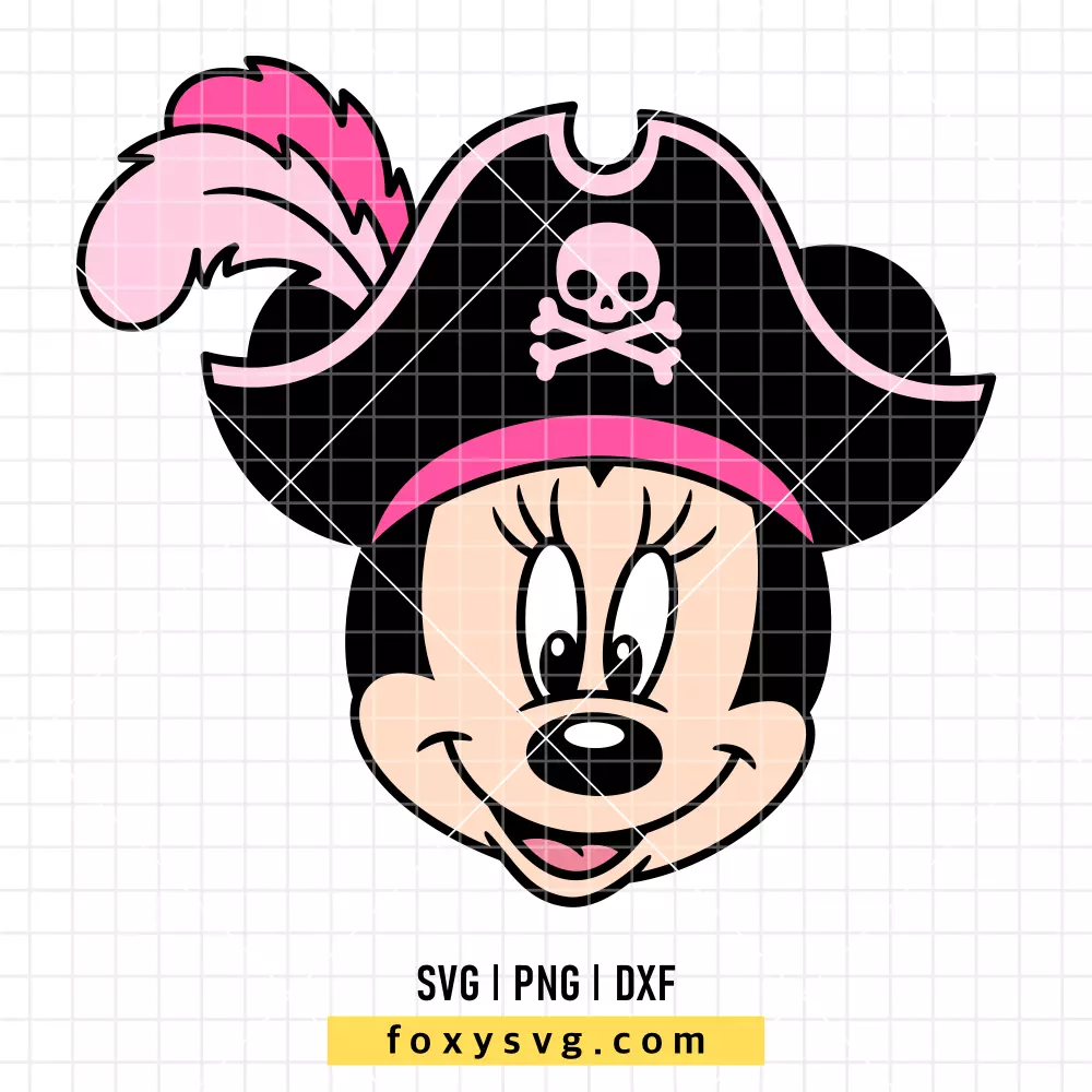 Minnie Pirate Cruise SVG, PNG | Disney SVG Cut File for Cricut & Silhouette