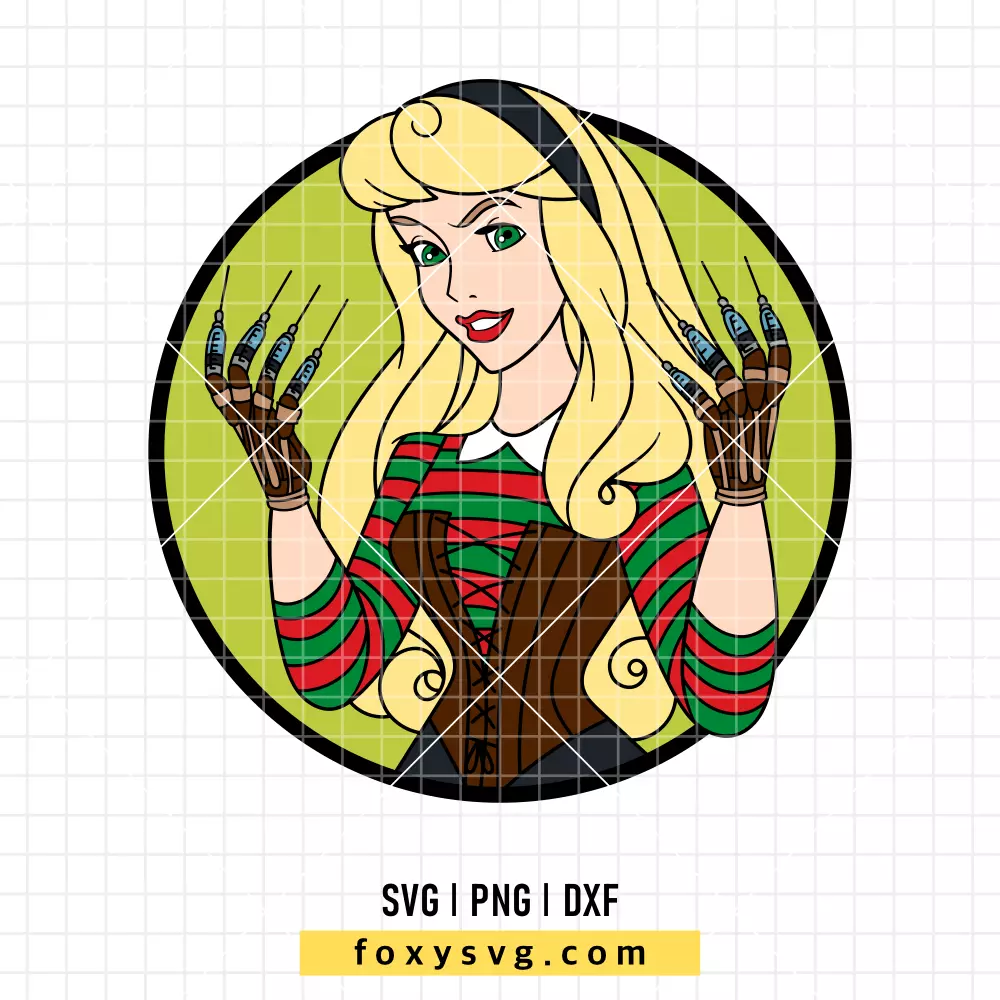 Aurora Halloween Princess SVG, PNG | Disney Princess SVG Cut File for Cricut & Silhouette